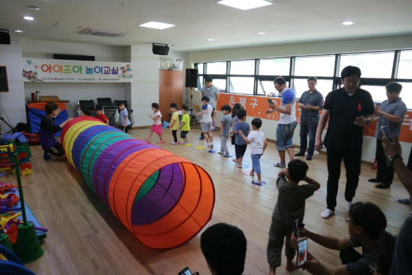 2017년 아이조아 놀이교실 활동 모습