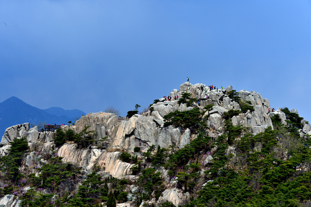 홍성 용봉산 전경
