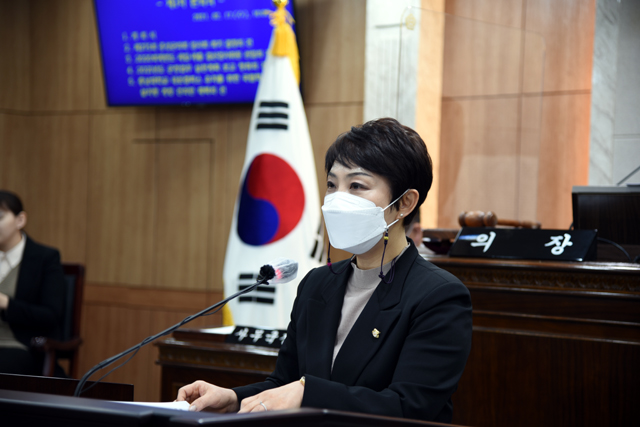 홍성군의회 김은미 의원                                           장대근 기자 사진