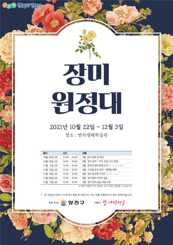 양천 장미원정대 홍보 포스터
