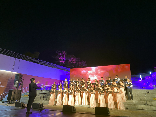 홍성군립합창단 공연 모습