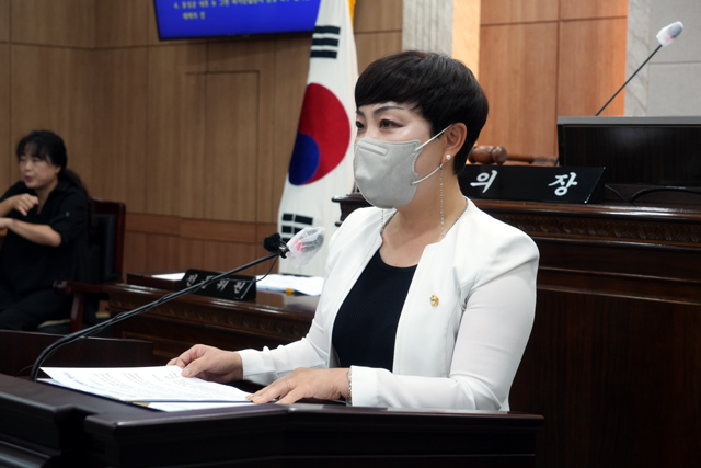 홍성군의회 김은미 의원                                                        장대근 기자 사진