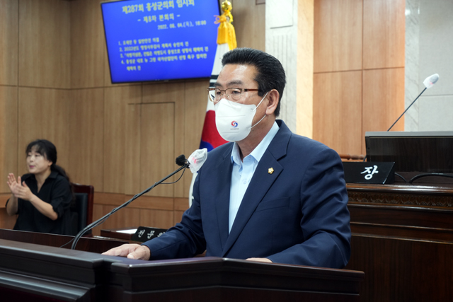 홍성군의회 장재석 의원                                                           장대근 기자 사진