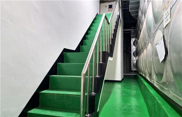 지하 정화조실 시설 개선(계단) 예시